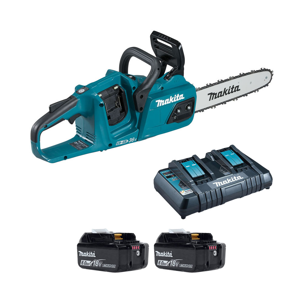 MAKITA DUC306 CHAINSAW (inc. 2 batteries + charger)